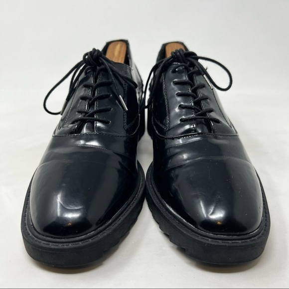 Zara Womens Studded Platform Derby Shoes 41 US 10 - Picture 11 of 12